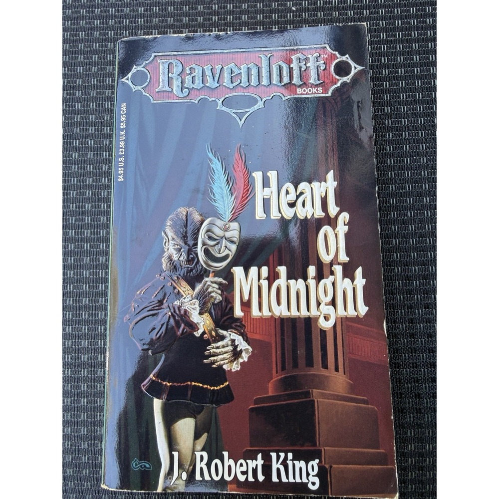 Ravenloft Heart of Midnight J Robert King 1st Printing 1992 PB TSR Horror D&D
